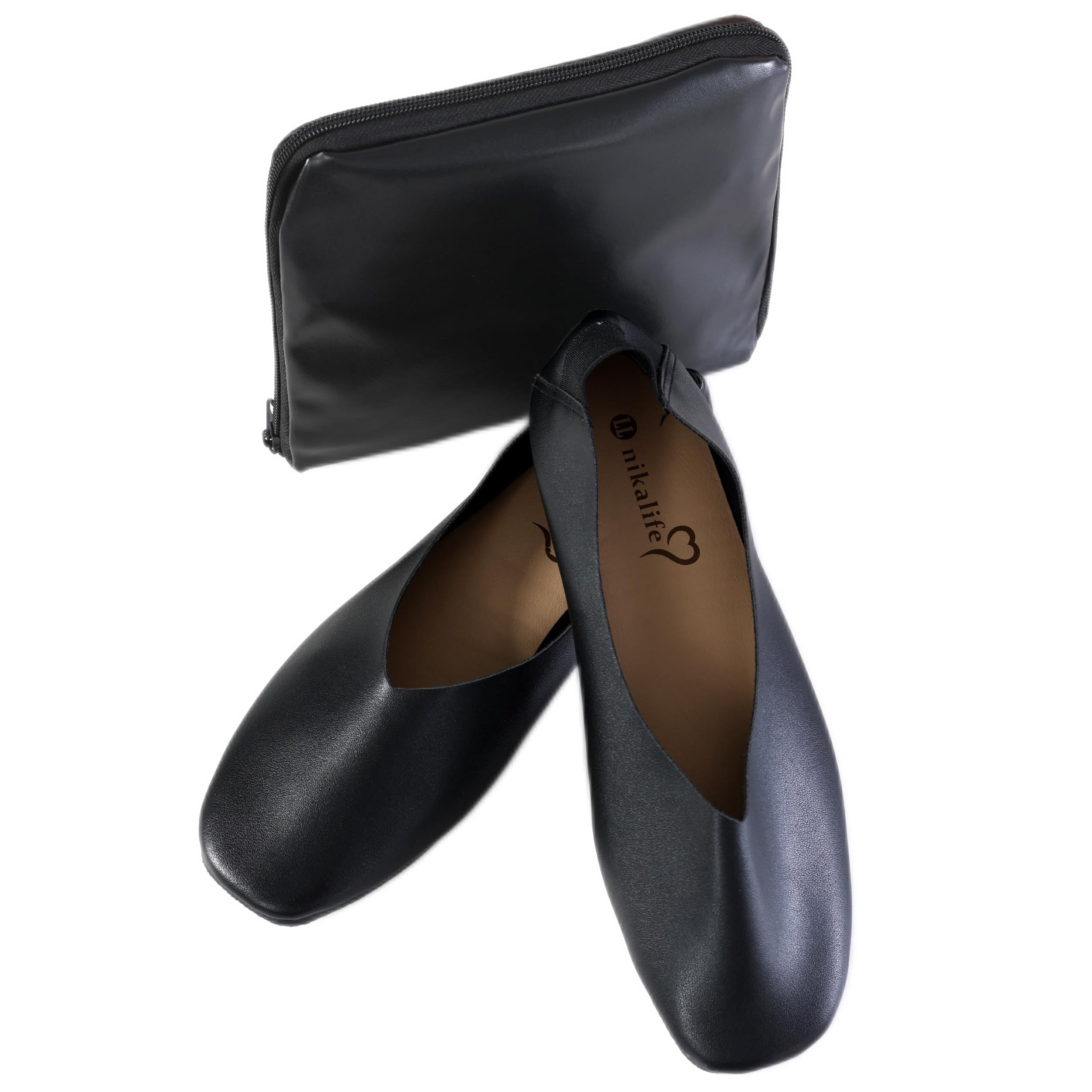 

Портативные Складные Мягкие Идеально для Прихожей и Школьного Размера см [nikalife] Женские Тапочки, Выпускные, Церемонии, Дни Родительского Собрания, Мероприятия, чёрный