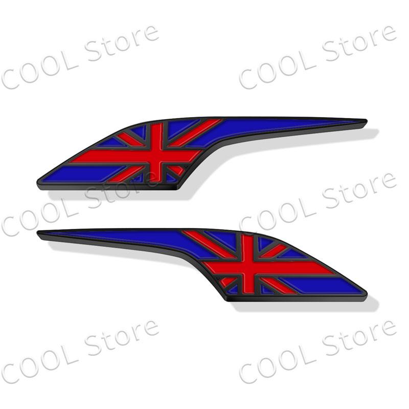 2Pcs United Kingdom UK Emblem Car Side Wing Fender Decals Body Sticker For Car Motorcycle Universal Accessories