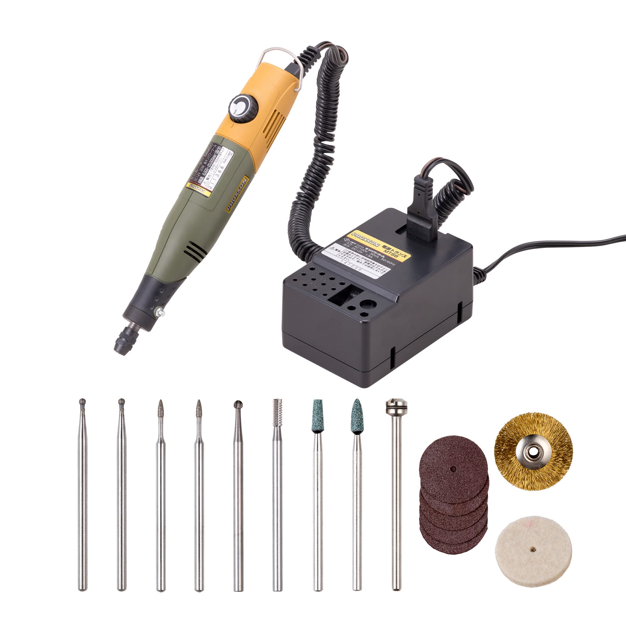 

Kiso Power Tools PROXXON Мини-фрезерный набор с регулятором скорости № 28515-BM