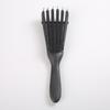 Hollow Rebound Massage Six-Claw Curved Styling Hairbrush with Pig Bristles