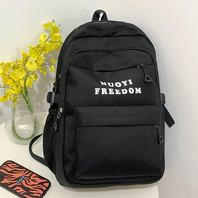 

Girls Elementary School Students Junior High School Students Letter Contrast Color Backpack High School Students Backpack