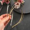 DIY Material Headband Lolita Halo Headbands Bridal Gothic Double Layer Crown