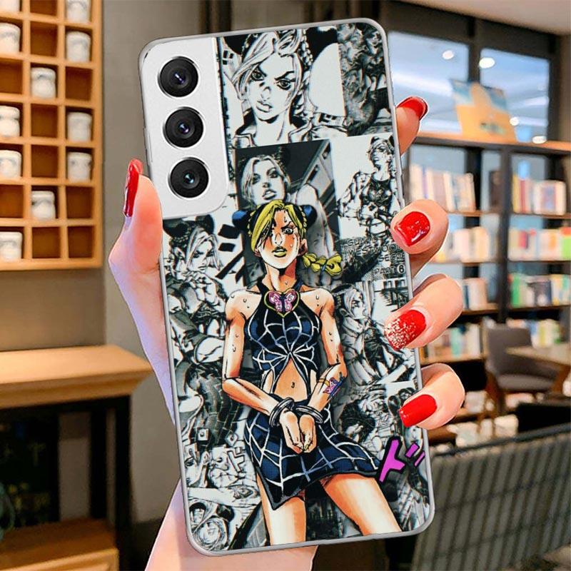 JoJo Bizarre Adventure Anime Cover Phone Case For Samsung Galaxy S26 S25 Edge S24 Ultra S23 S22 Plus S21 S20 FE Soft Fundas Shel