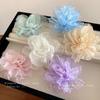 Pastoral Mesh Flower Hair Clip - Korean Temperament Duckbill Hairpin for Women