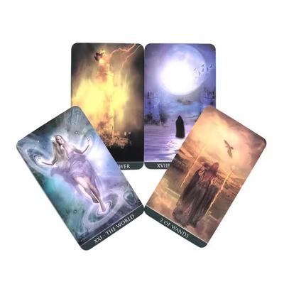 Cartas de Oráculo de Tarô Thelema para Jogo de Tabuleiro de Adivinhação do Destino Tarô e uma Variedade de Opções de Tarô Guia em PDF