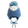 0-3Year Soft Baby Knitted Hat Solid Color Beanie Hats Windproof Winter Hat  Boys Girls