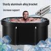 Portable Folding Ice Bath Tub for Adults - Home Assembly Athlete Soaking & Cooling Tub