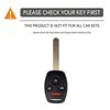 Silicone Car Key Case Cover For Honda Fit Civic Jazz Pilot Accord Cr-V Freed Freed Pilot Stepwgn Insight Key Shell
