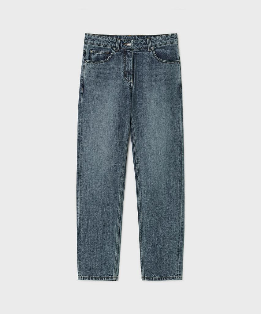 Bellie (W) True Straight Denim Pants - Indigo