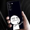 Funny Man Middle Finger Silicone Case For Samsung Galaxy S23 Ultra S24 5G S21 S20 FE Cover For Galaxy S22 S23 S24 S10 Plus Cases