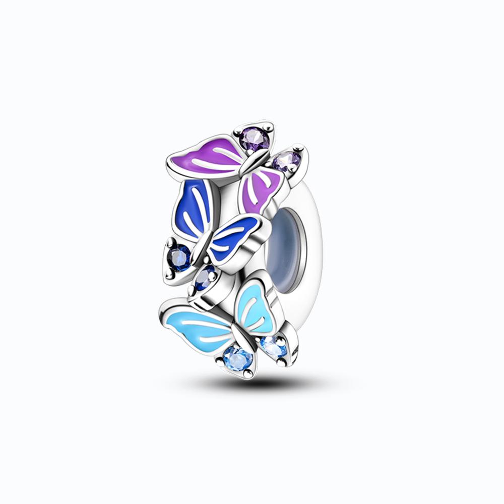 

Pendant Charm Bead Copper White Zircon Bowknot Beads Fit Original Bracelet For Jewelry Making Valentine S Day Gift