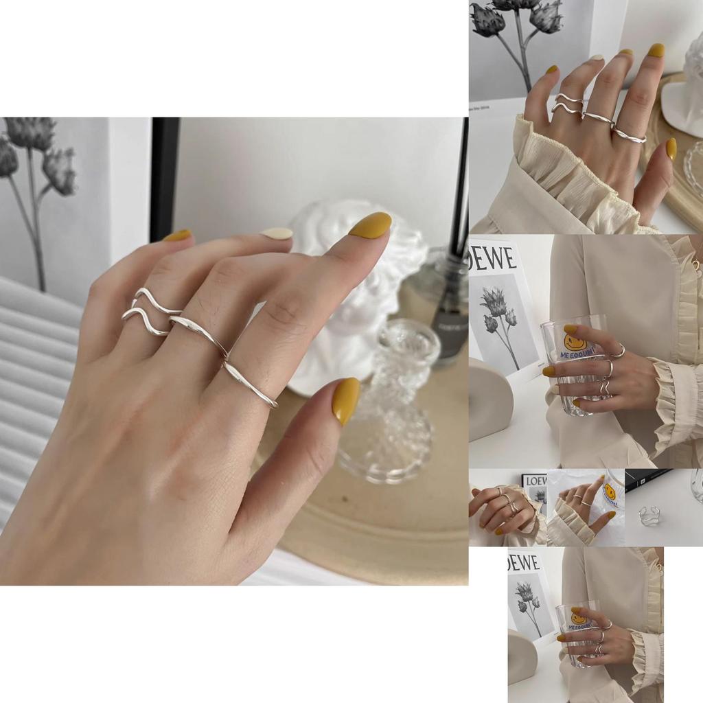 Minimalist Copper Geometric Ring For Women Stylish Adjustable Open Ring Design