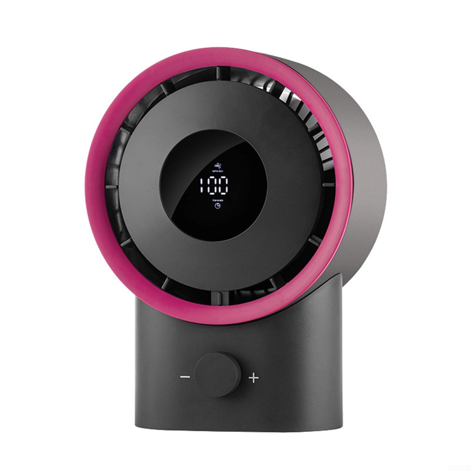 

Светодиодный цифровой дисплей вентилятор электрический портативный мАч аккумулятор красный