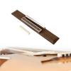 6 String Acoustic Guitar Bridge Rosewood Guitar Bridge with Imitation Cattle Bone Nut Saddles Guitar Accessories