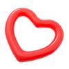 Bouée de natation rouge en forme de cœur pour adultes, en PVC (1 pièce)