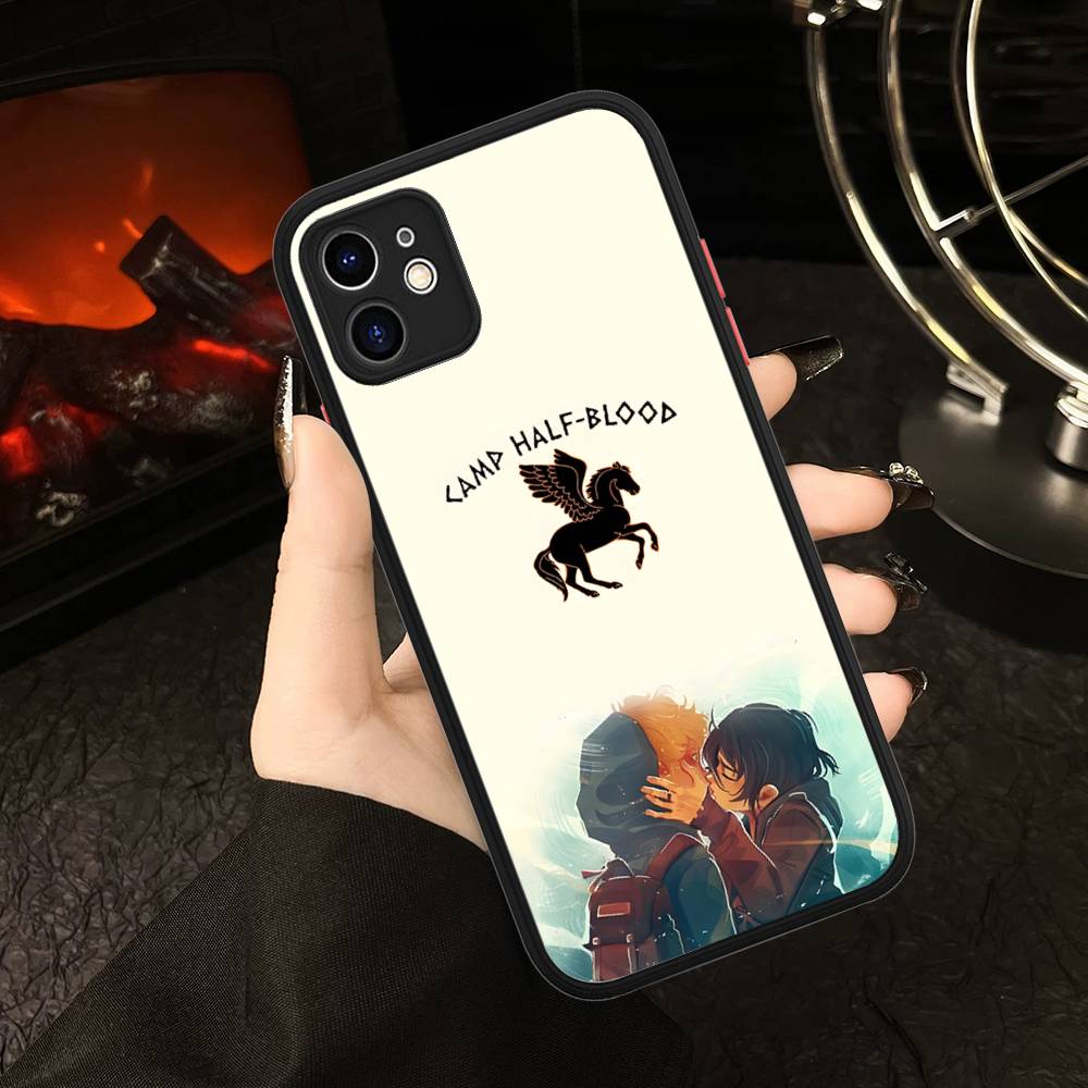Camp Half-Blood Matt Transluzente Handyhülle Für Iphone 16 ProMax 15 14 13 12 11 X XS PRO Plus