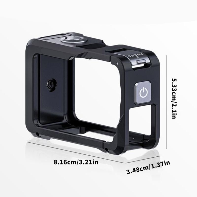 Camera Case Metal Rabbit Cage for Action6 Camera Mount Border Protective Expansion Frame Access