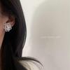 Pearl Hollow Camellia Stud Earrings: Unique, Elegant, Light Luxury Jewelry for Women