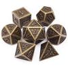 Sedna's Magic DND Tabletop Game Dice Set of 7, Dungeons & Dragons Dice, 5 Sacred Cubes (Platonic Solids) and a 10-Sided Dice [D&D Compatible] | Heavy-