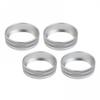 Silver Alloy Air Conditioning & Audio Knobs For VOLVO XC60 S60 S80 V40