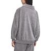 Adidas Originals Cozy Zip Crew Half-Zip Sports Comfortable Pullover Casual Sweatshirt Women Sweatshirt Gray JM8060