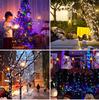 100M Leather LED Solar String Fairy Lights Christmas Lights Waterproof Outdoor Garland High-Power Solar Lamp For Garden Decor