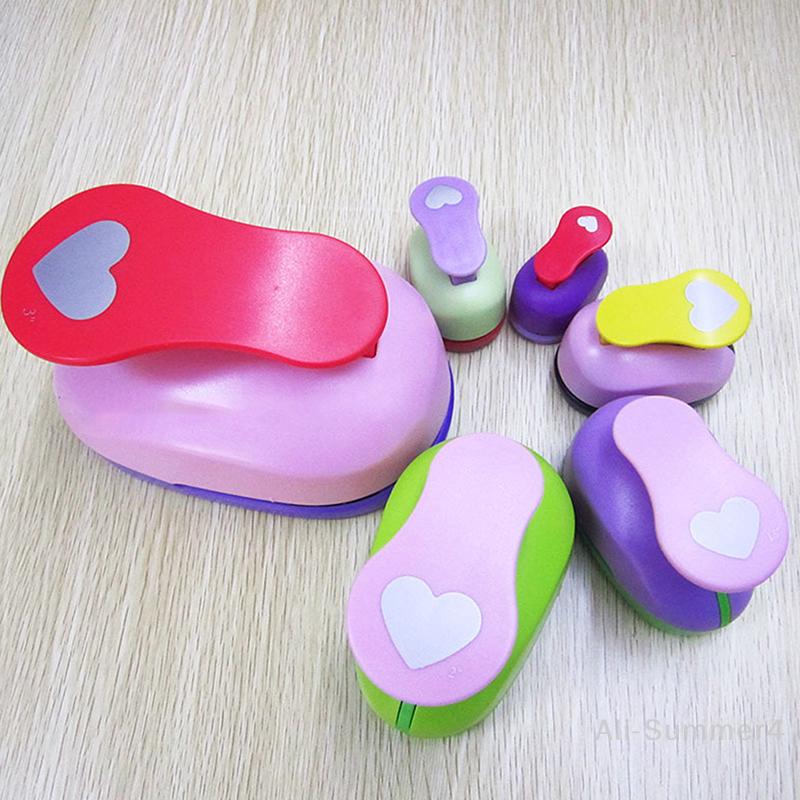 DIY Heart Shape EVA Foam Punch Paper Punch For Greeting Card Making Scrapbook Handmade Puncher Round Corner Punch