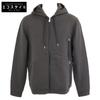HERMES [Excellent Condition/Domestically Manufactured/Made in 2014] Nylon/Sweatshirt Zip-Up Hoodie Jacket L Gray / blackUsed