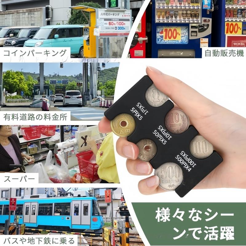 Japanese and Korean Coin Storage Clip, Portable Multi Slot Coin Organizer, Portable Pocket, Coin Classification and Storage Tool