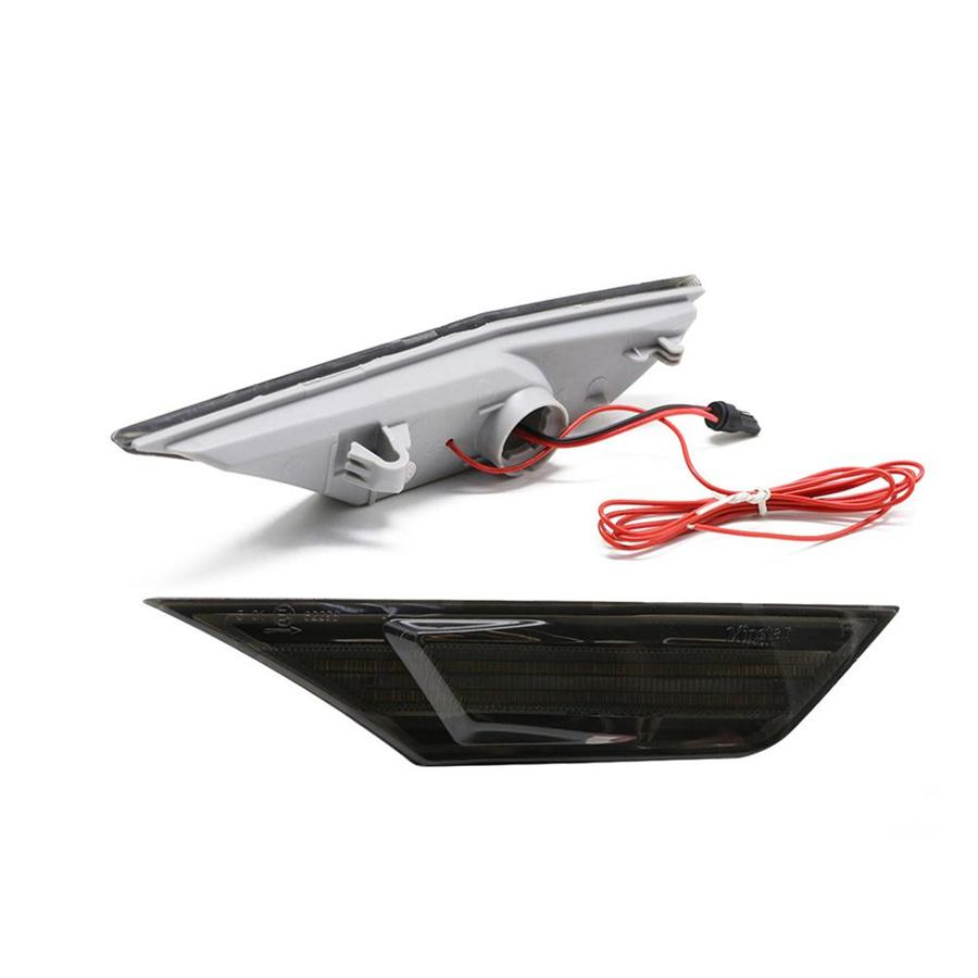 Car Switchback LED Side Marker Turn Signal Lamp Smoke For 2016+ Honda Civic 10th