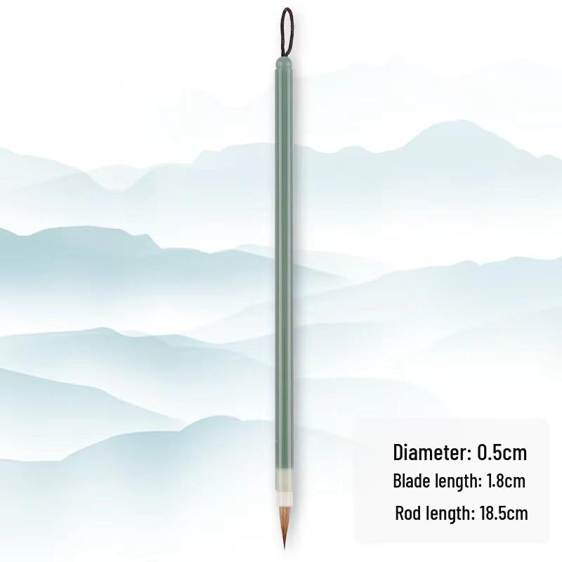 

Золотой стиль Специальная небесно-голубая кисть для каллиграфии - Регулярное письмо, Шерсть волка, Детализированная кисть для рисования в фиолетовом стиле