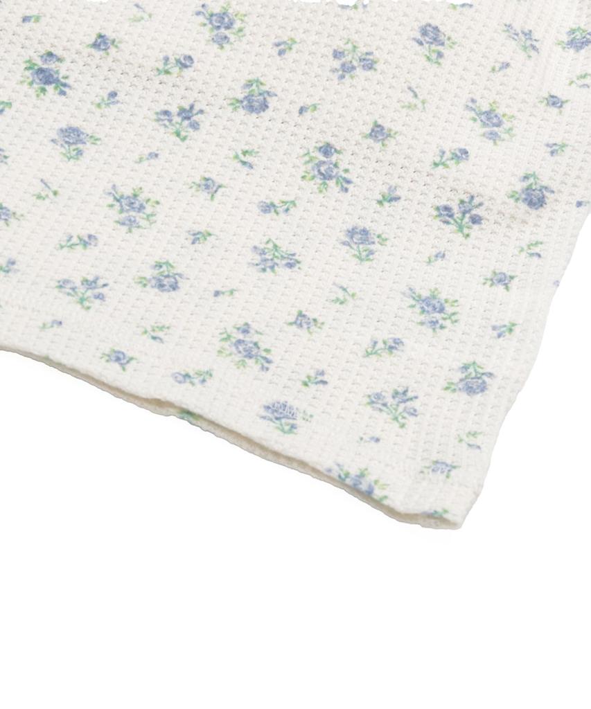 Morgan Waffle Floral Cropped Camisole In Sax J.E. Women's (Pack)