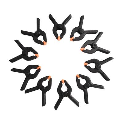 10pcs 2 Plastic Spring Clamps Wood Market Stall Tarpaulin Cover Clips Grips