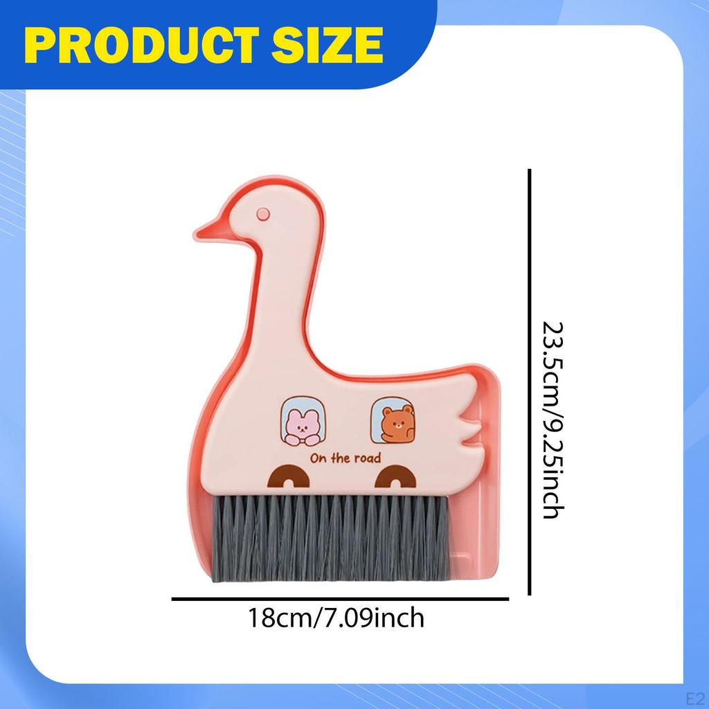 Mini Broom and Dustpan Cleaning Brush, Cute Portable Desk Tools, Desktop Keyboard Sweep