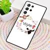 VEGAN QUOTES LOVE VEGGIE TPU Phone Case For Samsung Galaxy note 10 pro S26 S25 S24 S23 S22 Ultra Plus S21 FE S20 Cover