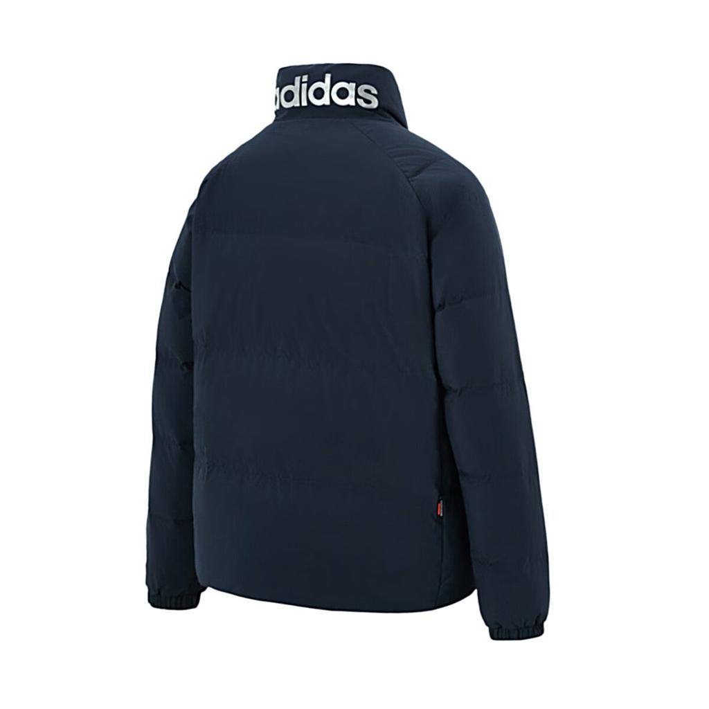 Adidas Down Jackets Men's Aurora Ink Blue Stand Collar Moderate KC4634