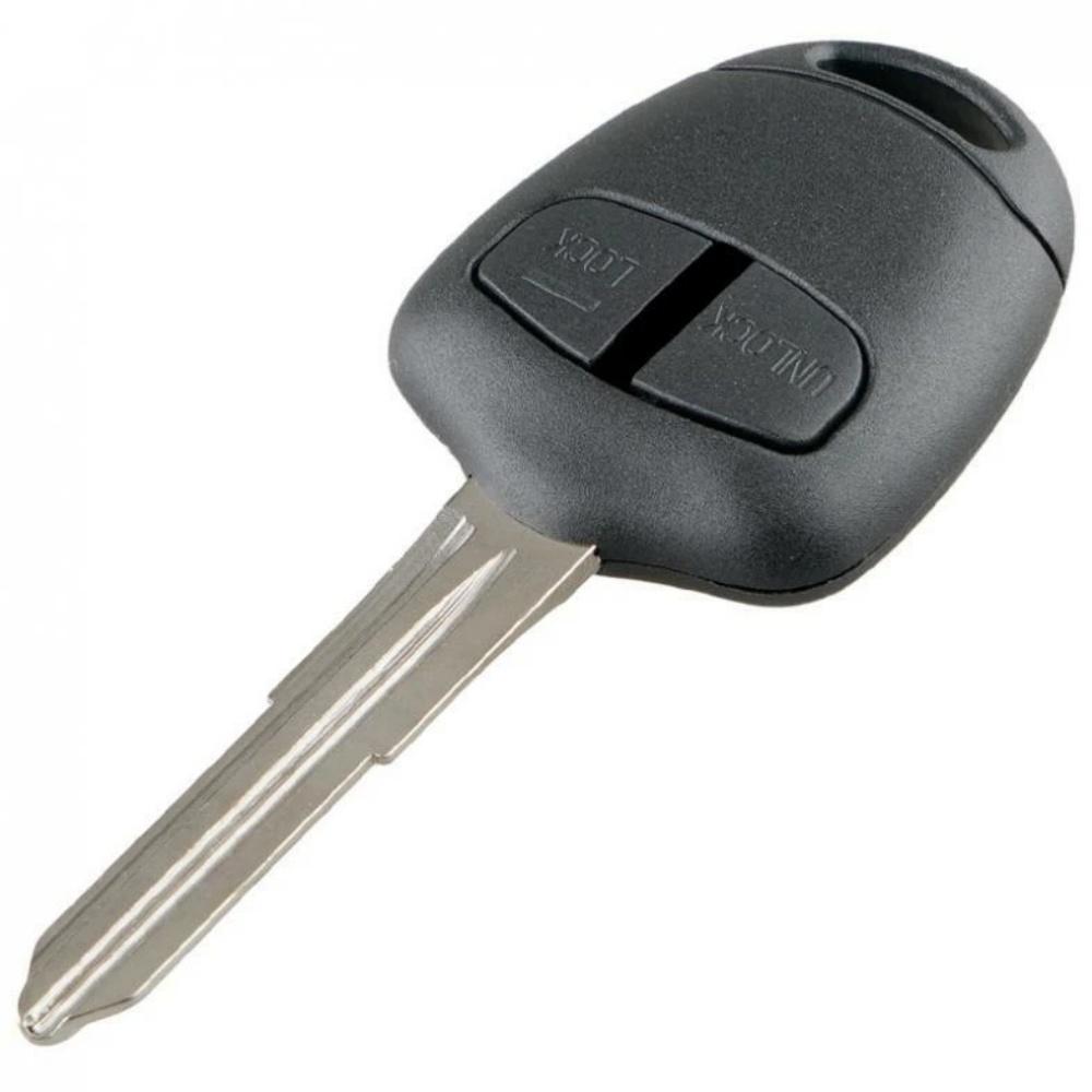 2 Button Remote Key Shell W/ MIT11 Blade No Chip For Mitsubishi Lancer Outlander