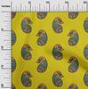 oneOone Cotton Flex Fabric Paisley Block Printed Craft Fabric BTY 40 Inch