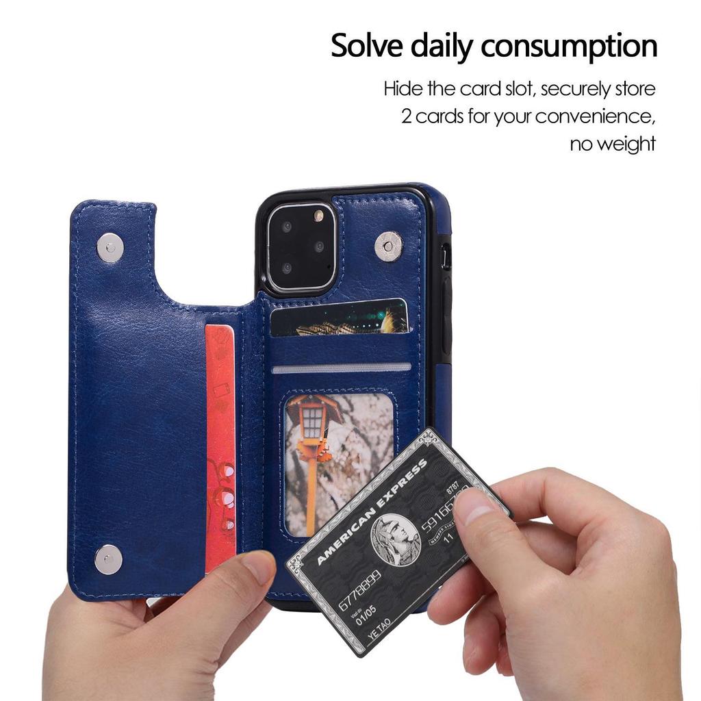 Suitable For IPhone 15 Leather Case With Crazy Horse Pattern 14 Phone Case With Creative Max Sticker And Card Insertion Protective Cover