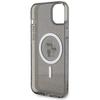 Karl Lagerfeld Klhmp15Mhgkcnok Iphone 15 Plus / 14 Plus 6.7 Czarny/Black Hardcase Karl&Choupette Glitter Magsafe