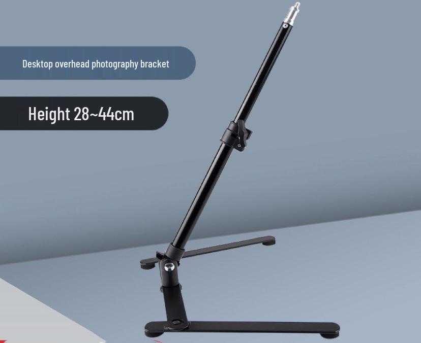Rotating Floor-Standing Tripod with Fill Light for Mobile Live Broadcasting and Selfie