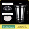 390ml thickened cup with high lid & leak-proof paper (100 sets)