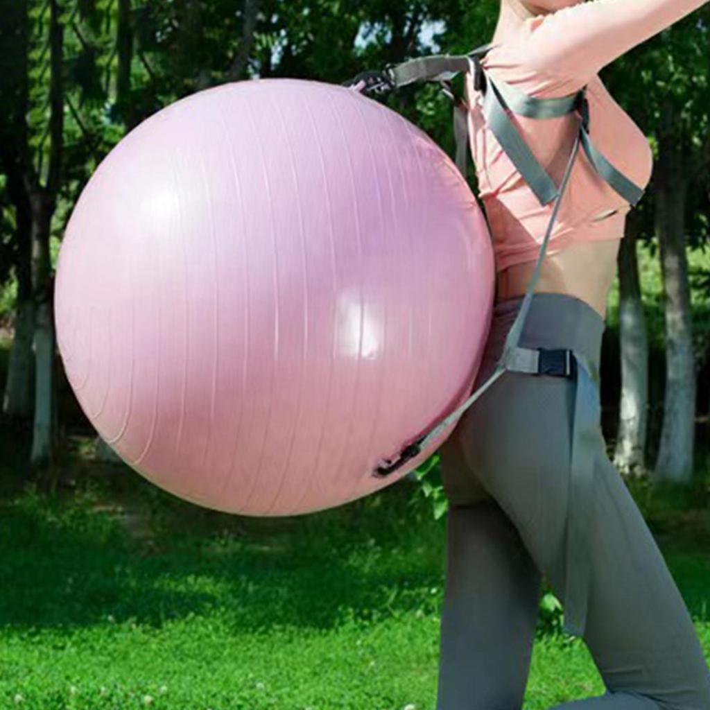 Yoga Ball for Somersault & Backflip Training, Adjustable Straps, Fitness & Yoga Exercises