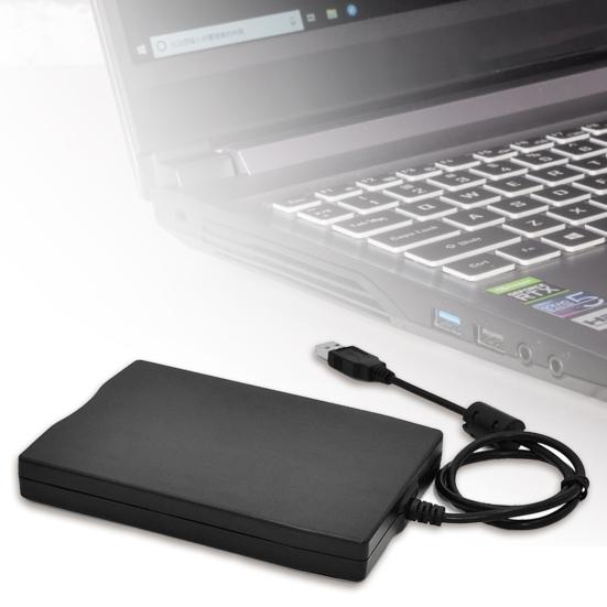 Floppy Drive USB Play Portable 3.5-inch 2 Plug External Floppy Disk Reader 1.44