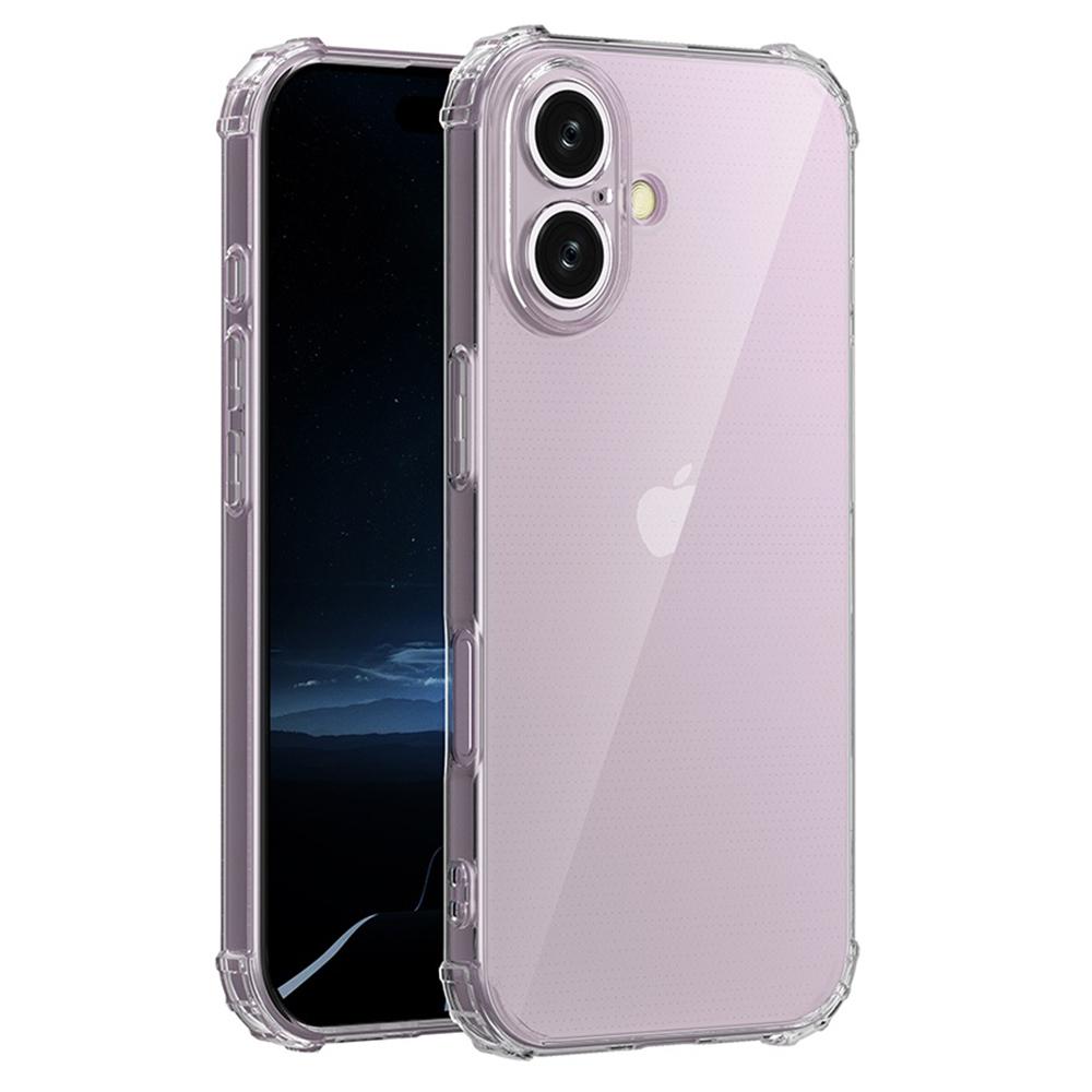 For iPhone 16 Shockproof Case Transparent Phone Cover Case