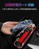 LED Car Side Storage Box, Lighting, 7 Colors, Seat Side Pocket, Car Storage Case,
