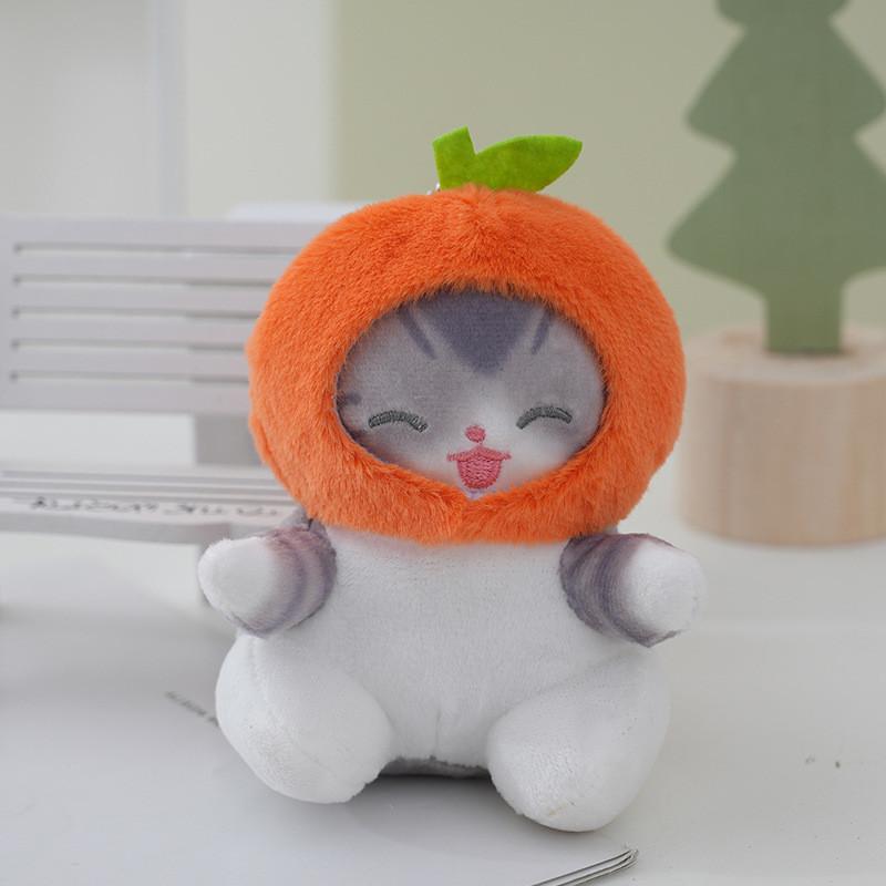 Plush Cat Toy With Fruit Costume For Kids And Collectors