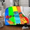 1Pc Colorful Cityscape Blanket For Couch Bed Plush Cozy Fuzzy Blanket Super Soft Warm Blankets For Fall And Winter 0918152