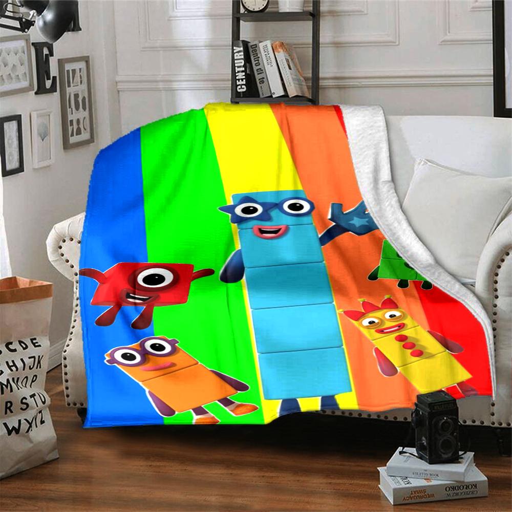1Pc Colorful Cityscape Blanket For Couch Bed Plush Cozy Fuzzy Blanket Super Soft Warm Blankets For Fall And Winter 0918152