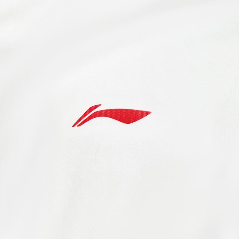 Li-Ning Casual Breathable Comfortable National Flag Logo Short Sleeve Polo Shirt Unisex Polo Shirts APLV709-4